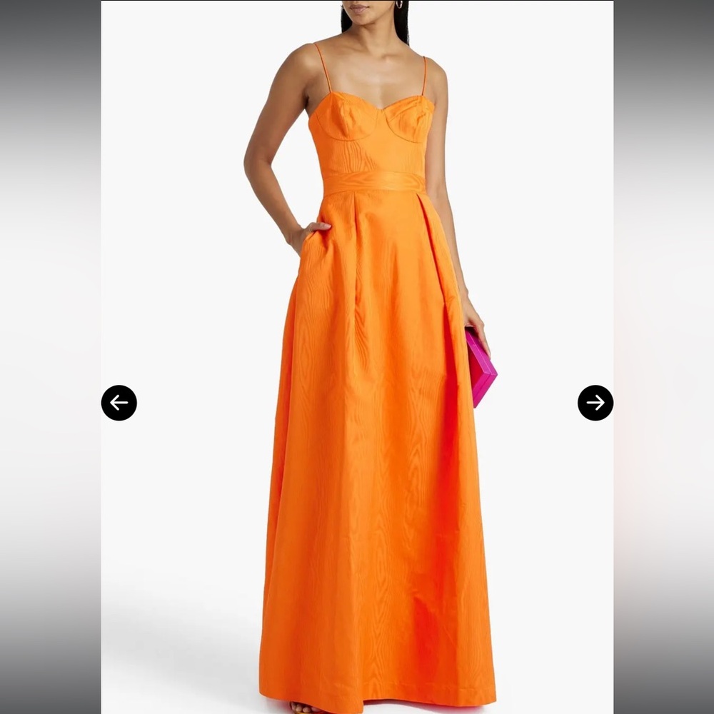 Rebecca Vallance Carmelita Gown in Orange